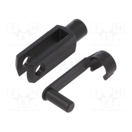 1 pcs x IGUS - GERMF-06 LS - Fork joint, Øhole: 6mm, M6, 1, right hand thread,inside, igumid G