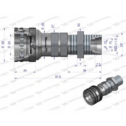 Hydraulic socket pressure eliminator m22x1 5