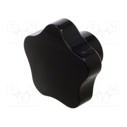 1 pcs x ELESA+GANTER - VC.192/70 B-M14 - Knob, Ø: 70mm, Int.thread: M14, 20mm, H: 44mm, duroplast PF, VC.192-B