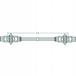 Cardan shaft size f258 3771210258978ww