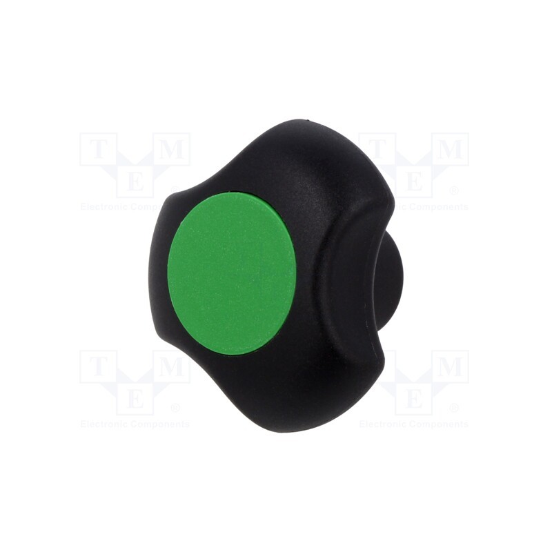 1 pcs x ELESA+GANTER - VTT.40-C-B-M8-C17 - Knob, Ø: 40mm, Int.thread: M8, 13.5mm, H: 25mm, technopolymer PA