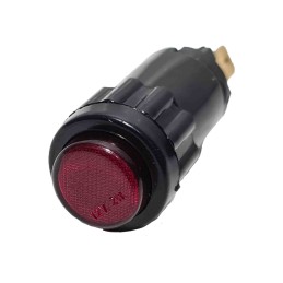 Red instrument panel indicator light
