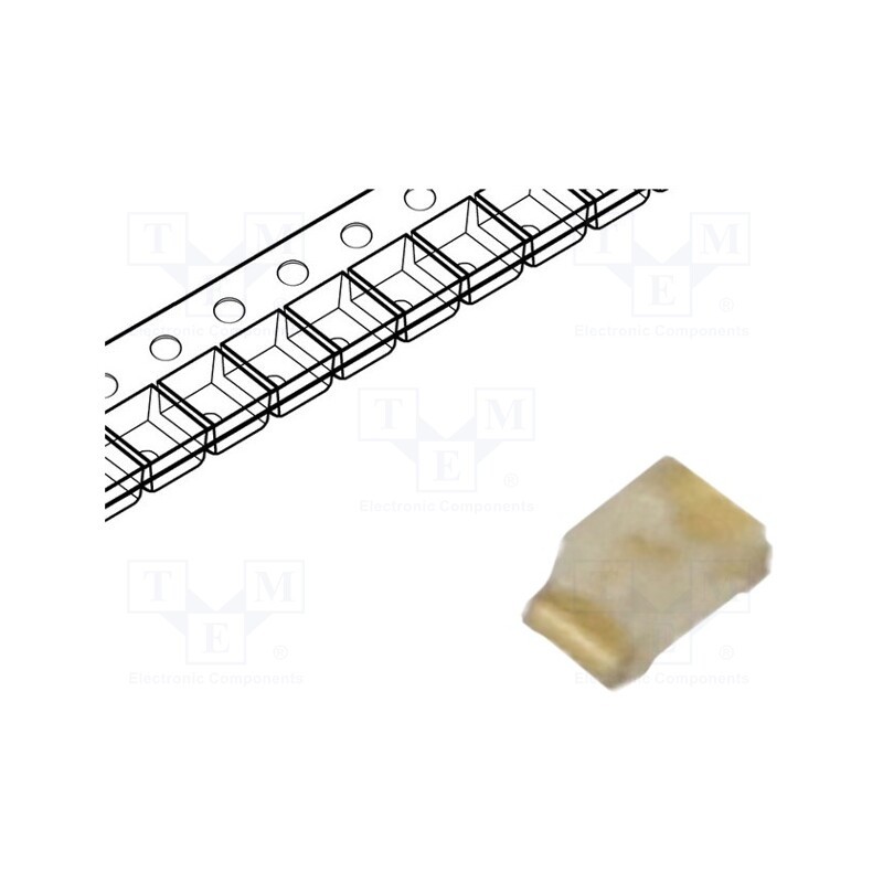 2 pcs x KINGBRIGHT ELECTRONIC - KPHHS-1005QBC-D-V - LED, SMD, 0402, blue, 40÷60mcd, 1x0.5x0.5mm, 140°, 3.3÷4V, 20mA