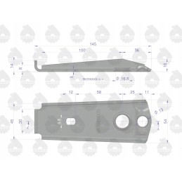 A lever that turns off the drive of a C 360 Ursus tractor