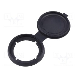 1 pcs x SCHNEIDER ELECTRIC - ZBSP1 - Cover, 22mm, Harmony XB5, -40÷70°C, Ø22mm, IP65, black