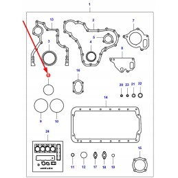 V836840858 rubber sealing ring 52 x 60