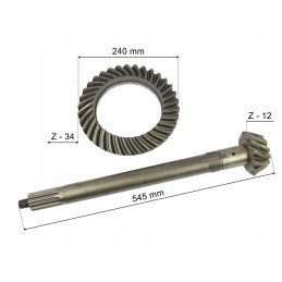 Attack roller with disc wheel 88170989