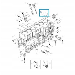 O-ring sleeve seal new holland case cummins 6c
