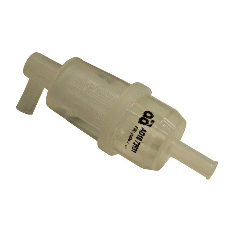Universal flow fuel filter, 8mm angled