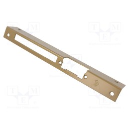 1 pcs x LOCKPOL - 913 D - Frontal plate, angular,left, W: 25mm, for electromagnetic lock