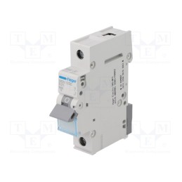 1 pcs x HAGER - MBN125E - Circuit breaker, 230/400VAC, Inom: 25A, Poles: 1, Charact: B, 6kA