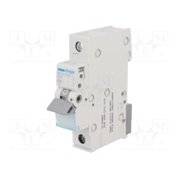 1 pcs x HAGER - MBN120E - Circuit breaker, 230/400VAC, Inom: 20A, Poles: 1, Charact: B, 6kA