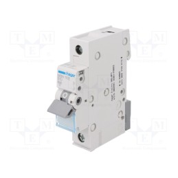 1 pcs x HAGER - MBN110E - Circuit breaker, 230/400VAC, Inom: 10A, Poles: 1, Charact: B, 6kA