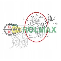 New Holland Case 2855169 crankcase cover