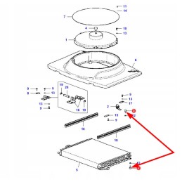 0 013 8673 0 evaporator housing bumper