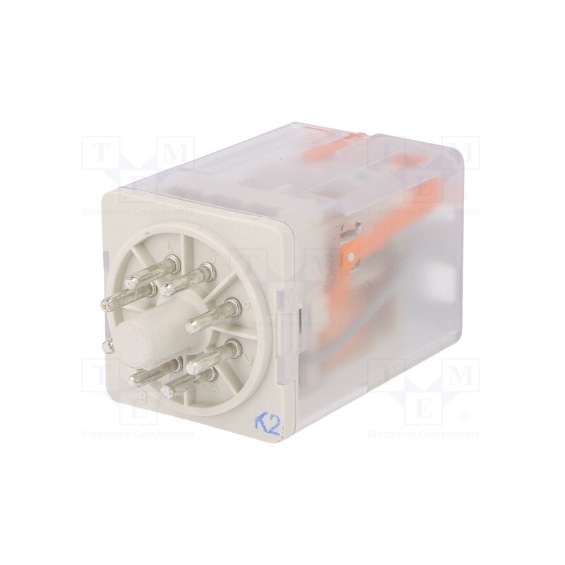 1 pcs x ABB - 1SVR405621R2000 - Relay: electromagnetic, DPDT, Ucoil: 120VAC, Icontacts max: 10A