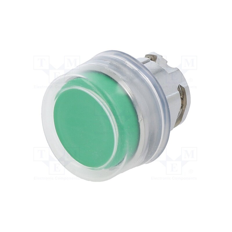 1 pcs x SCHNEIDER ELECTRIC - ZB4BP3 - Switch: push-button, 22mm, Stabl.pos: 1, green, none, IP66, Pos: 2