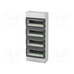 1 pcs x SPELSBERG - 73345601 - Enclosure: for modular components, IP65, grey, No.of mod: 56, IK08