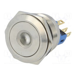 1 pcs x ONPOW - GQ22-11D/Y/24V - Switch: vandal resistant, Pos: 2, SPST-NO + SPST-NC, 3A/220VAC