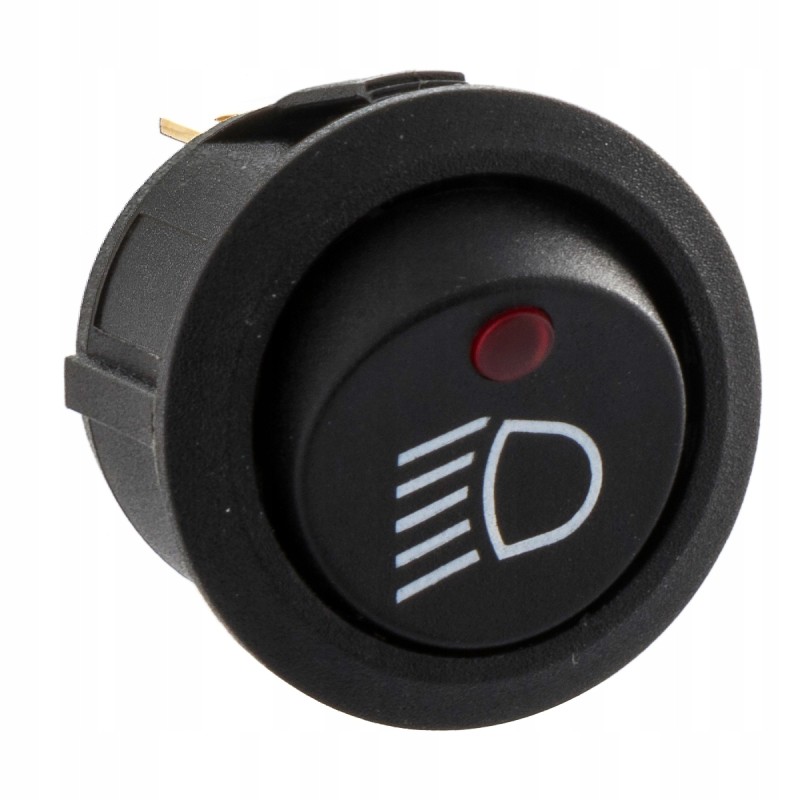 Key switch 20mm low beam 12v