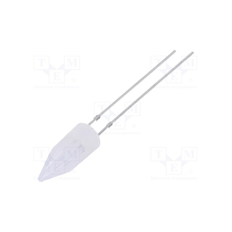 2 pcs x OPTOSUPPLY - OST1MA58K2B - LED, 5mm, RGB, blinking,tricolour, 180°, 3.8÷5V, 20mA, Front: Rocket