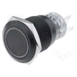 1 pcs x ONPOW - LAS1-AGQ-11E/G/12V/A - Switch: vandal resistant, Pos: 2, SPDT, 0.5A/220VAC, 1A/24VDC, IP67