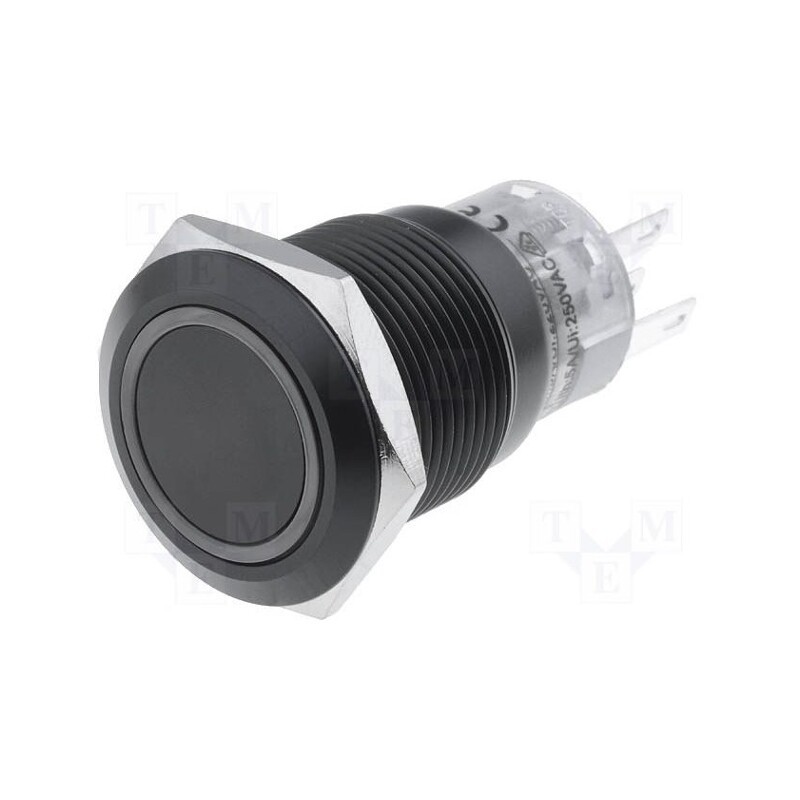 1 pcs x ONPOW - LAS1-AGQ-11E/G/12V/A - Switch: vandal resistant, Pos: 2, SPDT, 0.5A/220VAC, 1A/24VDC, IP67