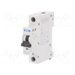 1 pcs x EATON ELECTRIC - FAZ-C4/1 - Circuit breaker, 230/400VAC, Inom: 4A, Poles: 1, Charact: C, 15kA