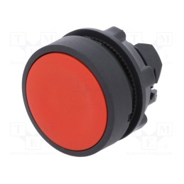 1 pcs x SCHNEIDER ELECTRIC - ZB5AH04 - Switch: push-button, 22mm, Stabl.pos: 2, red, none, IP66, flat, Pos: 2