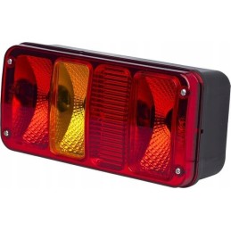 Rectangular combination rear lamp 12 24v orange