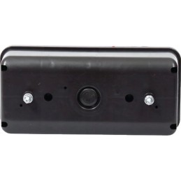 Rectangular combination rear lamp 12 24v orange