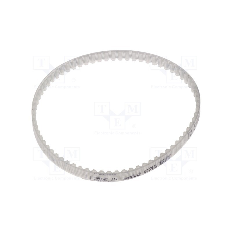 1 pcs x OPTIBELT - T2,5 180 477ZA - Timing belt, T2.5, W: 4mm, H: 1.3mm, Lw: 180mm, Tooth height: 0.7mm
