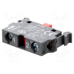 1 pcs x ABB - 1SFA611610R1110 - Contact block, 22mm, front fixing, Contacts: NC