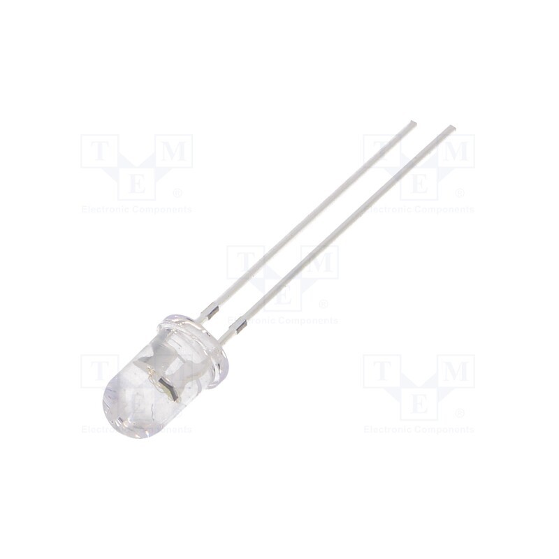 2 pcs x OPTOSUPPLY - OSB5SR5A31A-1.0HZ - LED, 5mm, blue, blinking, 2000÷2500mcd, 30°, 3÷5V, 20mA, 1Hz