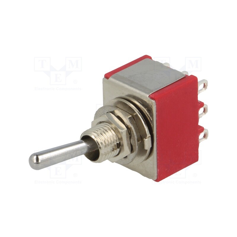 1 pcs x IC SWITCHES - IC3101T1B1M1QE - Switch: toggle, Pos: 2, 3PDT, ON-ON, 5A/125VAC, 5A/28VDC, -30÷85°C