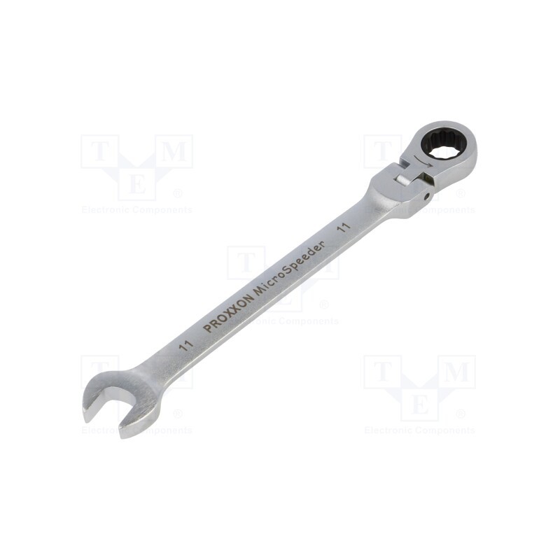 1 pcs x PROXXON - 23048 - Wrench, combination spanner,with joint, 11mm, MicroSpeeder