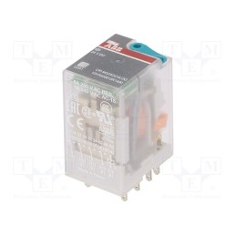1 pcs x ABB - 1SVR405618R1400 - Relay: electromagnetic, 4PDT, Ucoil: 24VDC, Icontacts max: 6A