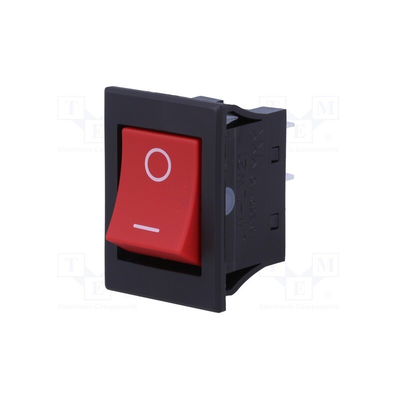 1 pcs x NKK SWITCHES - JWLW21RC1A - ROCKER, DPST-NO + DPST-NC, Pos: 2, OFF-ON, 16A/25VAC, 10A/30VDC