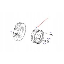 H182702010018 rear rim 16x38