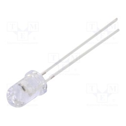 2 pcs x OPTOSUPPLY - OSB5SP5A31A-6.8HZ - LED, 5mm, blue, blinking, 2000÷2500mcd, 30°, 3÷5V, 20mA, 6.8Hz