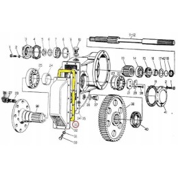 Bottom reduction gear seal c 330 sold in 10 units