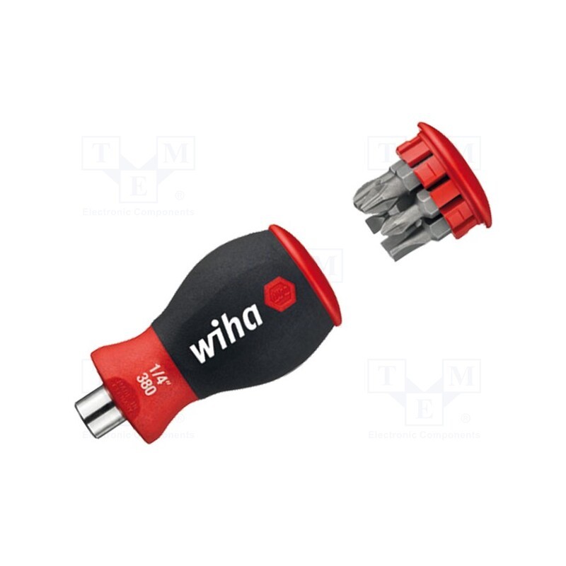 1 pcs x WIHA - 33736 - Kit: screwdriver, 6pcs, Phillips,slot, 25mm