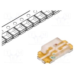 2 pcs x OPTOSUPPLY - OSTB1206C1E-A - LED, SMD, 1206, RGB, 3x1.5x0.7mm, 120°, 1.8÷2.6/2.8÷3.6/2.8÷3.6V