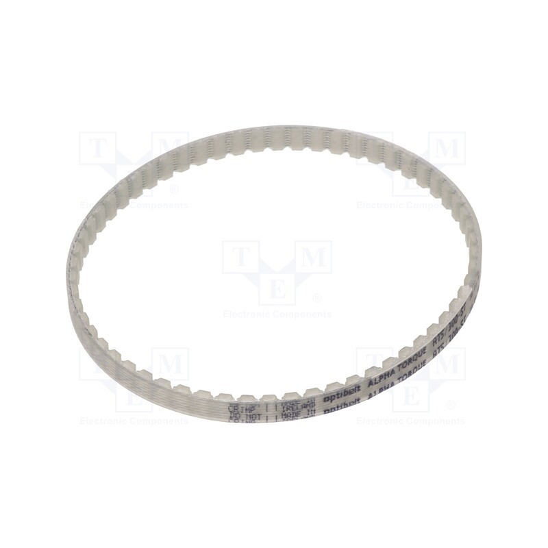 1 pcs x OPTIBELT - AT5 300 677ZA - Timing belt, AT5, W: 6mm, H: 2.7mm, Lw: 300mm, Tooth height: 1.2mm