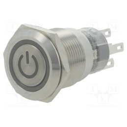 1 pcs x ONPOW - LAS1-AGQ-11ET/G/12V/S - Switch: vandal resistant, Pos: 2, SPDT, 0.5A/220VAC, 1A/24VDC, IP67