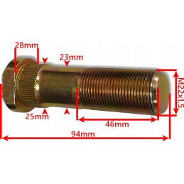 A set of trailer bolts and nuts HL8011