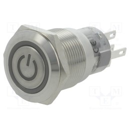 1 pcs x ONPOW - LAS1-AGQ-11ET/G/24V/S - Switch: vandal resistant, Pos: 2, SPDT, 0.5A/220VAC, 1A/24VDC, IP67
