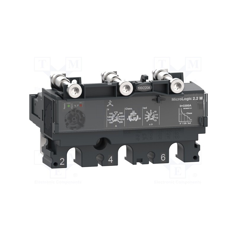 1 pcs x SCHNEIDER ELECTRIC - C1032M100 - Electronic trip unit, Inom: 100A, 690VAC, IP40, -25÷70°C