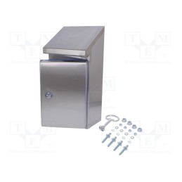 1 pcs x RITTAL - 1302.6 - Enclosure: wall mounting, X: 220mm, Y: 437mm, Z: 155mm, HD, natural