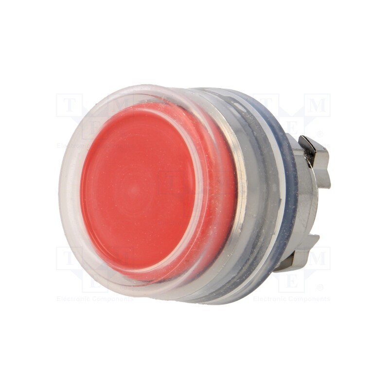 1 pcs x SCHNEIDER ELECTRIC - ZB4BP4 - Switch: push-button, 22mm, Stabl.pos: 1, red, none, IP66, prominent